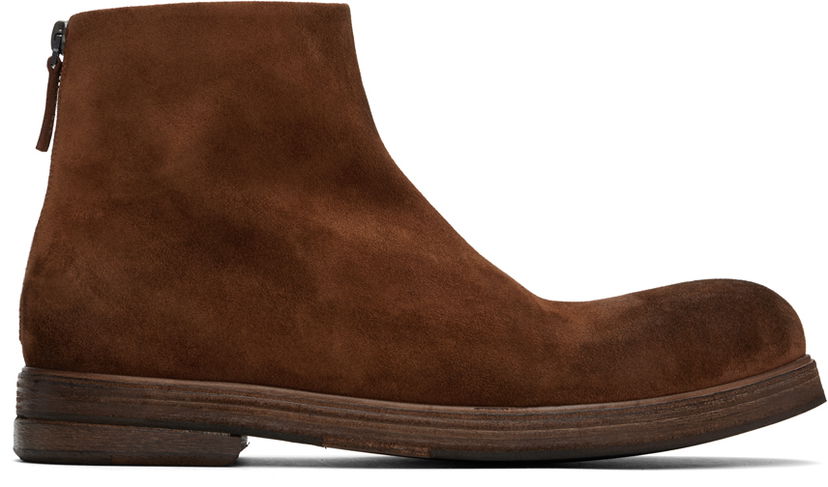 Oblačila Marsèll Marsèll Zeppa Suede Boots Rjava | MM4480 141454