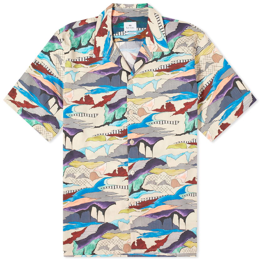 Srajce Paul Smith Paul Smith Abstract Vacation Shirt Večbarvna | M2R-695U-M21964-02