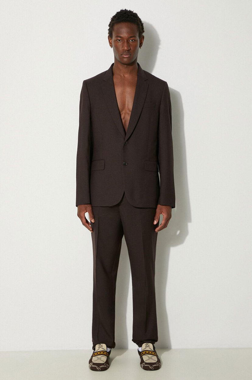 Hlače Paul Smith Paul Smith Wool Suit Rjava | M1R.1457.M00001