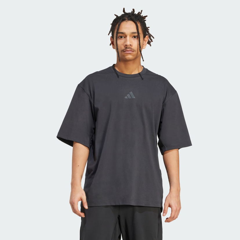 Majica adidas Performance Power Oversize T-shirt Siva | JN3680