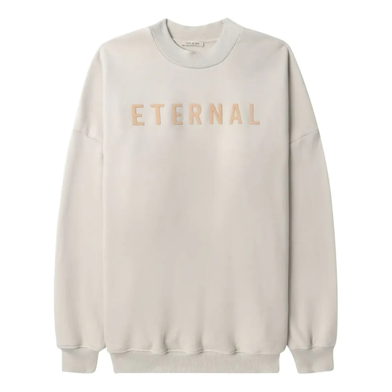 Pleteni pulover Fear of God Fear of God ETERNAL Fleece Crewneck Bež | FOG-SS23-711, 0