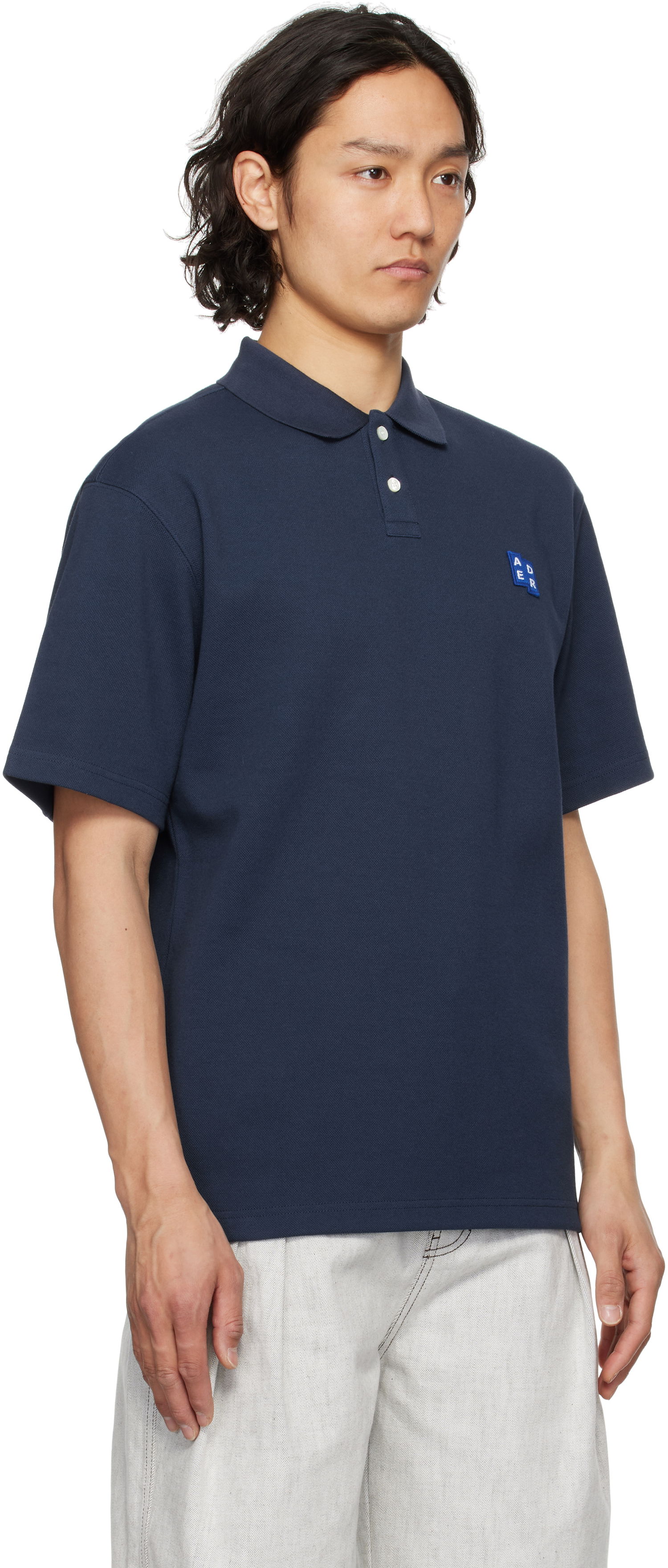 Polo majica ADER ERROR ADER error TRS Tag 01 Polo Mornarica | BO42FYPL0201NV, 1