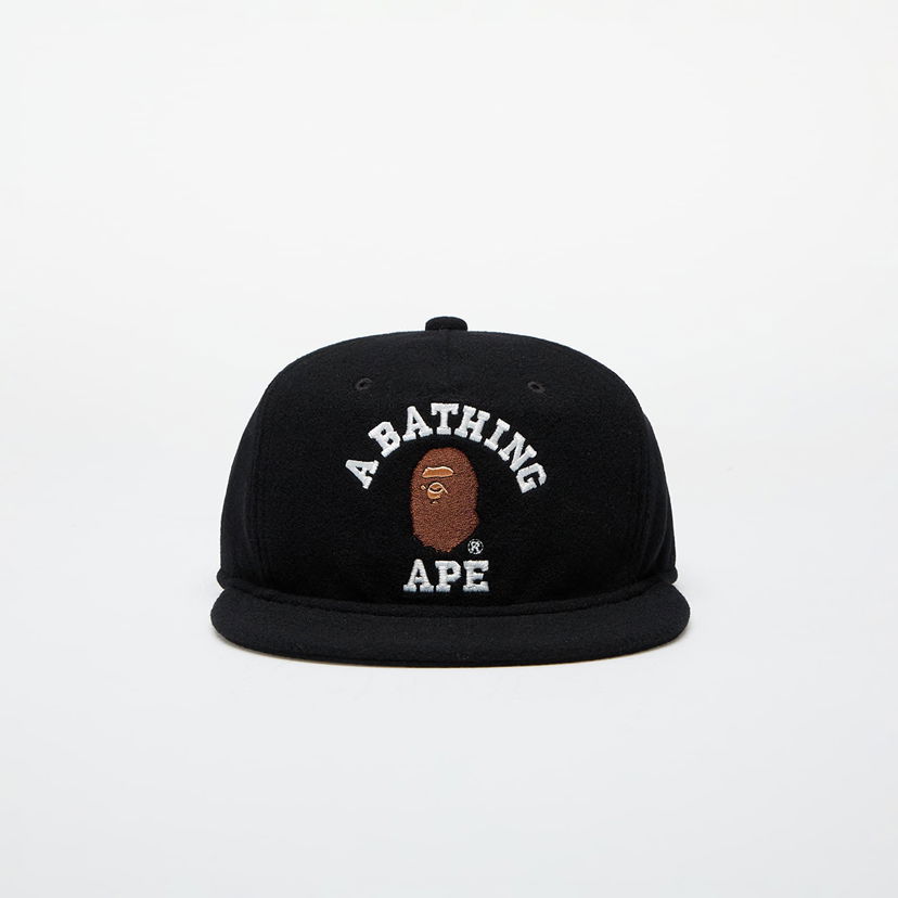 Kapa BAPE College Wool Cap Črna | 001CPK801001M BLK