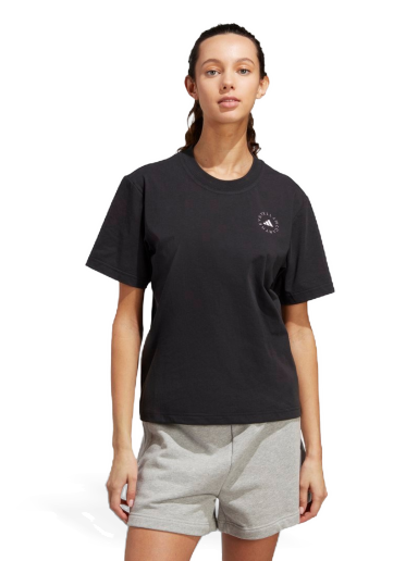 Majica adidas Originals by Stella McCartney TrueCasuals Regular Sportswear Črna | HR9170