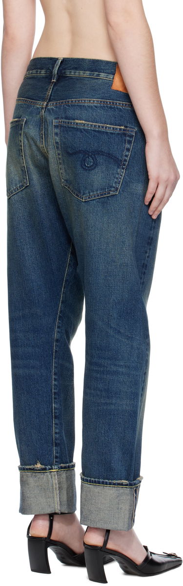 Kavbojke R13 R13 Cuffed Crossover Jeans Modra | R13WD193-D341A, 2