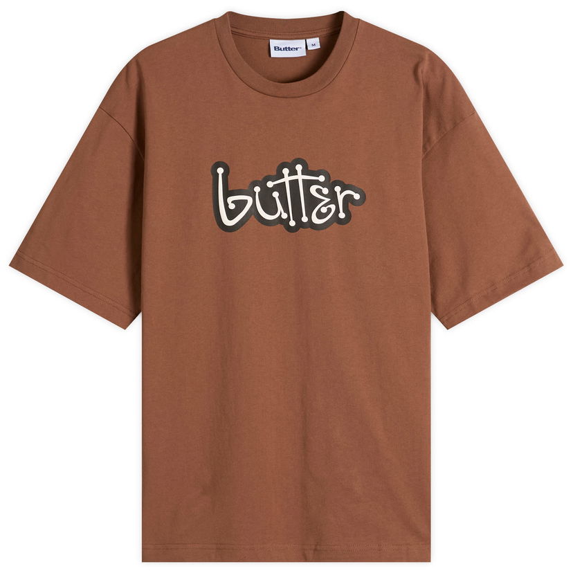 Majica Butter Goods Connection T-Shirt, Size Large Rjava | BG253102-BRN