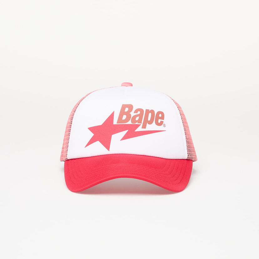 Kapa BAPE A BATHING APE Bape Sta Mesh Cap Roza | 001CPL301006MRED