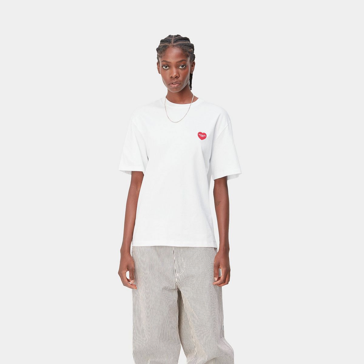 Majica Carhartt WIP Heart Patch T-Shirt Bela | I032318_02_XX, 1