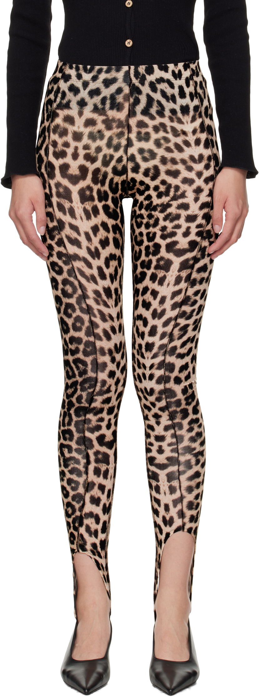Pajkice Baserange Baserange Sync Stirrup Leggings Rjava | PASL-CI-AU25