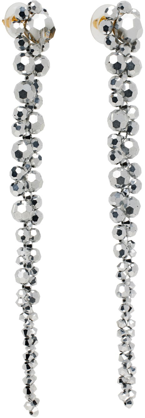 Uhani Simone Rocha Simone Rocha Crystal Drip Earrings Kovinski | ERG12 0903, 1