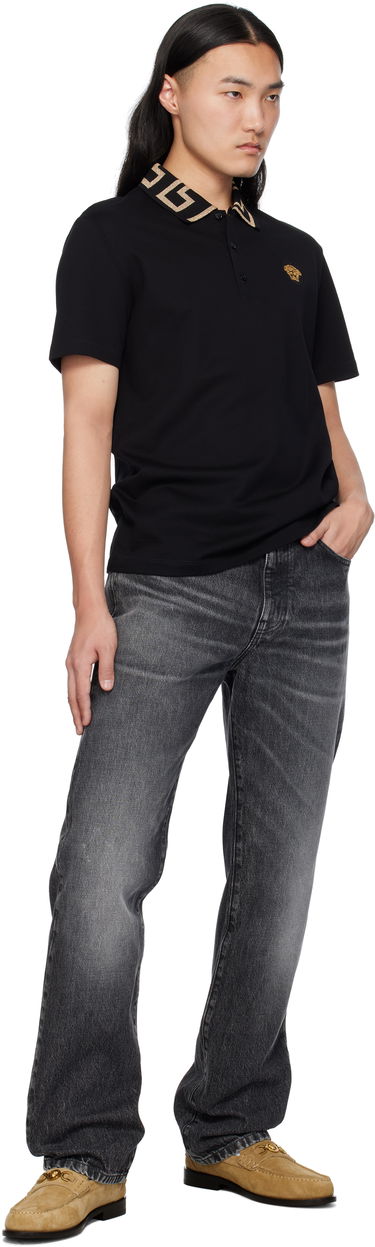 Kavbojke Versace Versace Stonewashed Jeans Črna | 1018911_1A13597, 3
