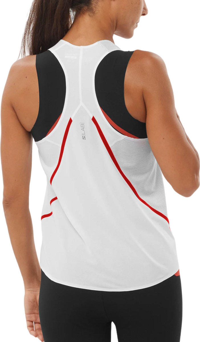 Majica brez rokavov Salomon S/LAB Speed Singlet Tank Top Bela | lc2243600, 1