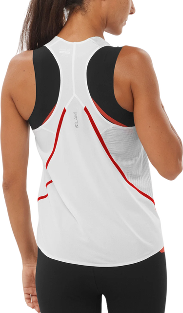 Majica brez rokavov Salomon S/LAB Speed Singlet Tank Top Bela | lc2243600, 1