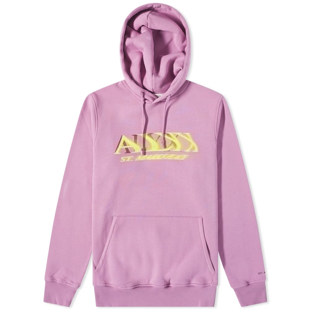 Pulover 1017 ALYX 9SM Distorted Logo Popover Hoodie Roza | AAUSW0152FA01-PNK0008, 0