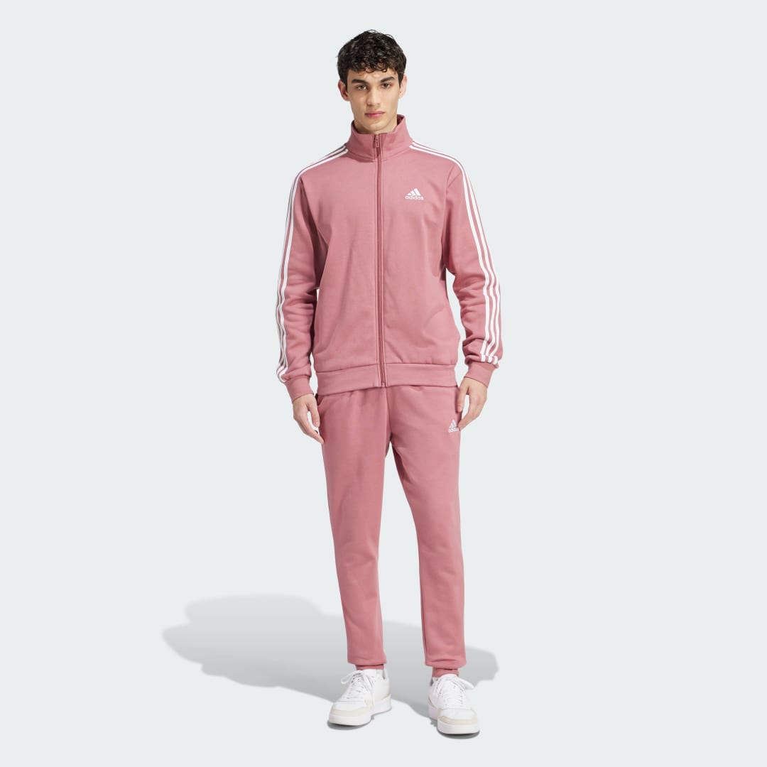 Trenirka adidas Performance 3-Stripes Fleece Track Suit Roza | IY6661, 0