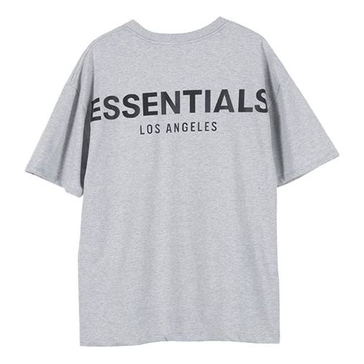 Majica Fear of God Essentials Los Angeles Reflective Short Sleeve T-Shirt Siva | FOG-SS20-006