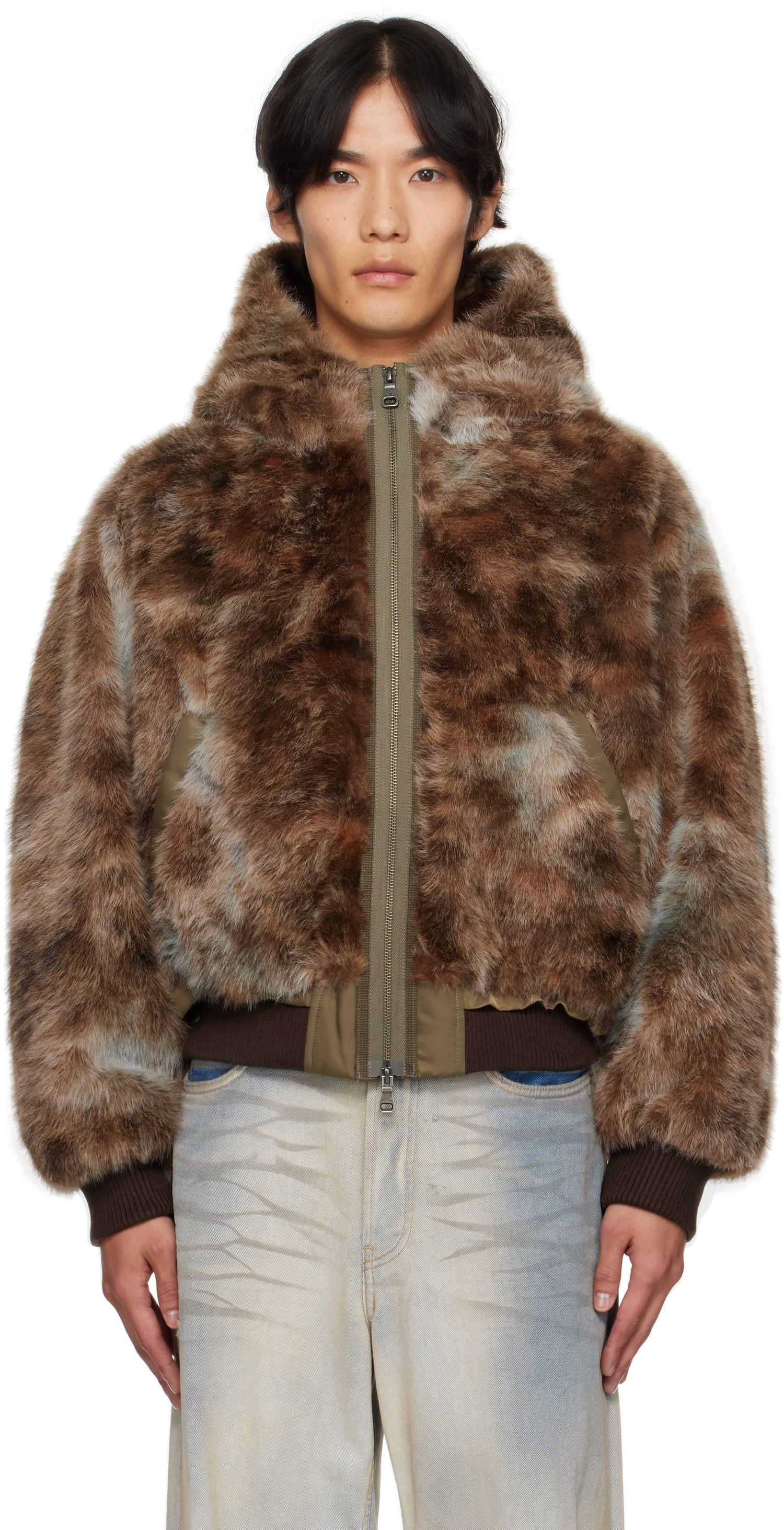 Jakna Andersson Bell Andersson Bell Vanessa Faux-Fur Jacket Rjava | awa728w, 0