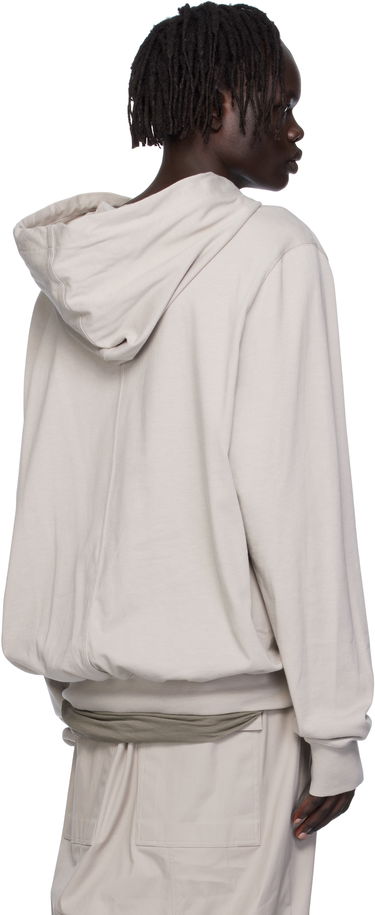 Pulover Rick Owens Rick Owens Concordians Heavy Jersey Hoodie Bež | RU02E1281 BA, 2