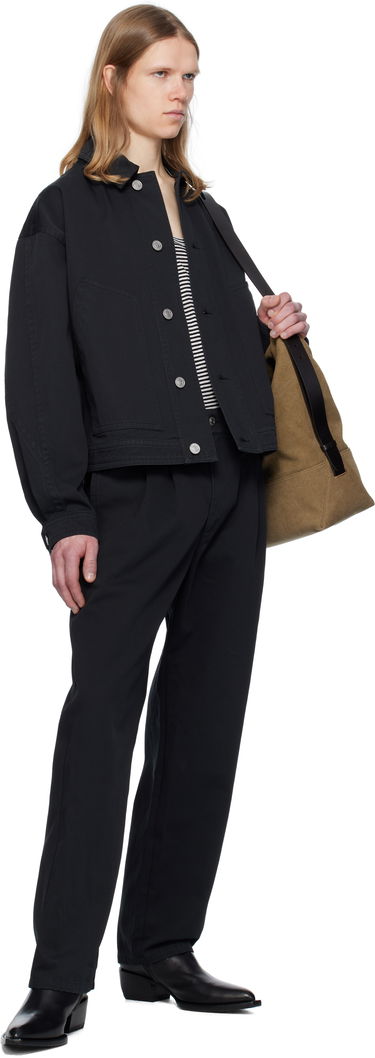 Jakna ISABEL MARANT Isabel Marant Forest Cropped Denim Jacket Črna | VE0277HA-C2G02H, 3