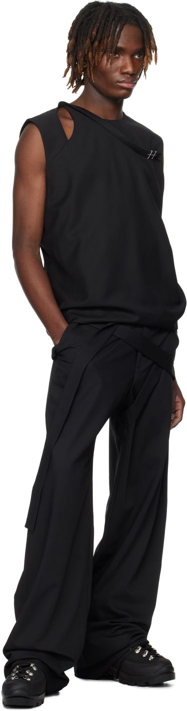 Hlače HELIOT EMIL Heliot Emil Aegis Tailored Trousers Črna | PRESS25_M_10_182_BLK01_CO, 3