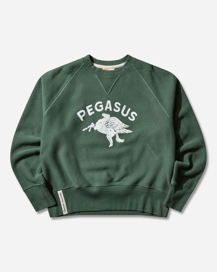 Pulover Champion Index and Archives Sunset Reverse Weave Fleece Sweatshirt with Pegasus Graphic Zelena | 221836 GS501