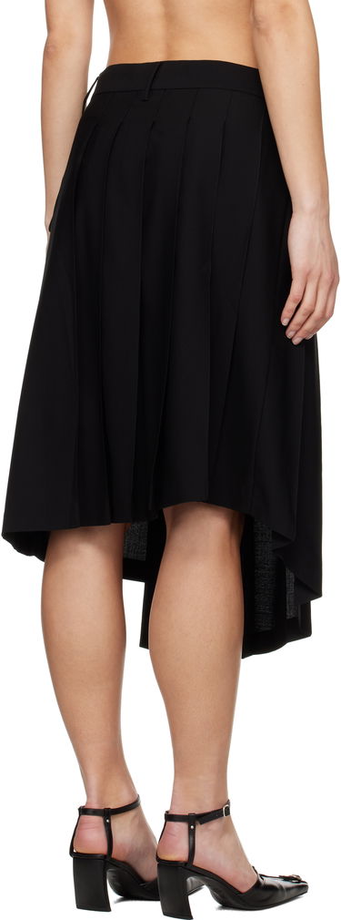 Krila Feng Chen Wang Feng Chen Wang Pleated Midi Skirt Črna | FUS19SK01B, 2