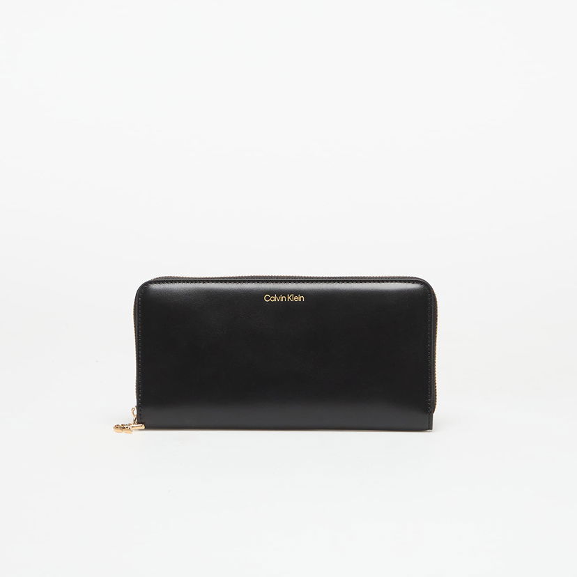 Denarnica CALVIN KLEIN Calvin Klein Large Zip Around Wallet Črna | LV04F1093G UB1