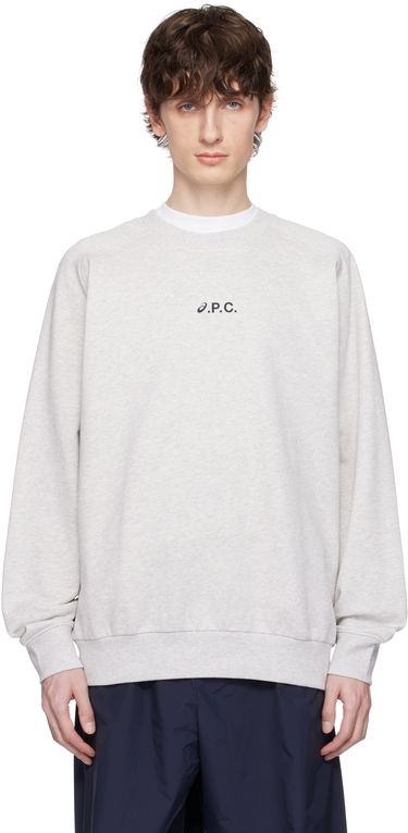 Pleteni pulover A.P.C. A.P.C. ASICS Edition Lake Sweatshirt Siva | COEZD-H27958, 0