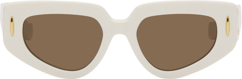 Sončna očala Loewe Loewe Small Butterfly Screen Sunglasses Bela | LW40160IW5125E 192337224812