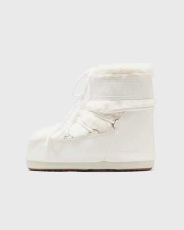 Superge in čevlji Moon Boot MB ICON LOW FAUX FUR Boots Bela | 80D1409390.A002, 3