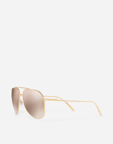 Sončna očala Dolce & Gabbana Dolce & Gabbana Icons Gold Edition Aviator Sunglasses Kovinski | VG2166VM2F99V000, 1
