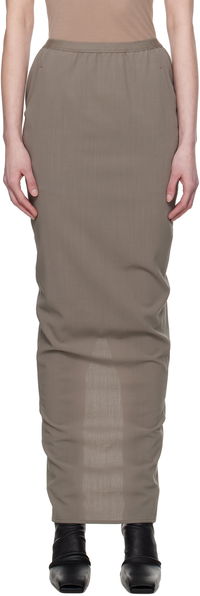 Rick Owens Hollywood Soft Pillar Maxi Skirt
