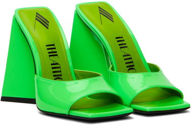 Obleke The Attico Attico Devon Heeled Sandals Zelena | 227WS000 L002, 3