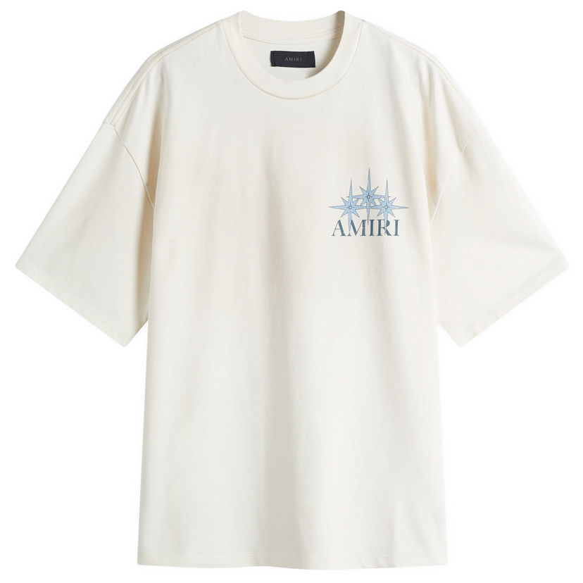 Majica AMIRI Starburst Oversized T-Shirt, Size Large Bela | AMJYTE1179-127