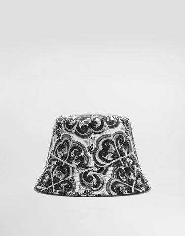 Klobuk Dolce & Gabbana Dolce & Gabbana Majolica-Print Bucket Hat Večbarvna | GH731AFSFNUIU3TN, 2