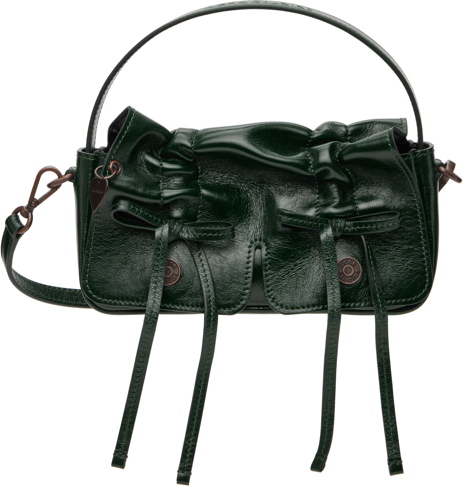 Torba za čez ramo Acne Studios Acne Studios Multipocket Micro Bag Zelena | A10431-, 0