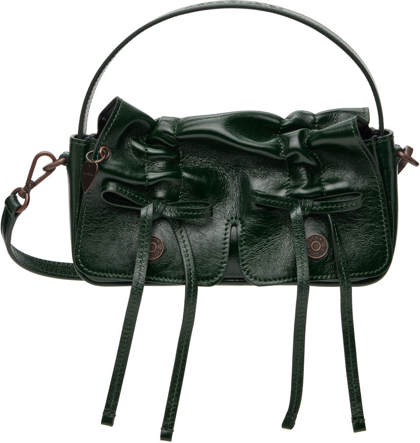 Torba za čez ramo Acne Studios Acne Studios Multipocket Micro Bag Zelena | A10431-