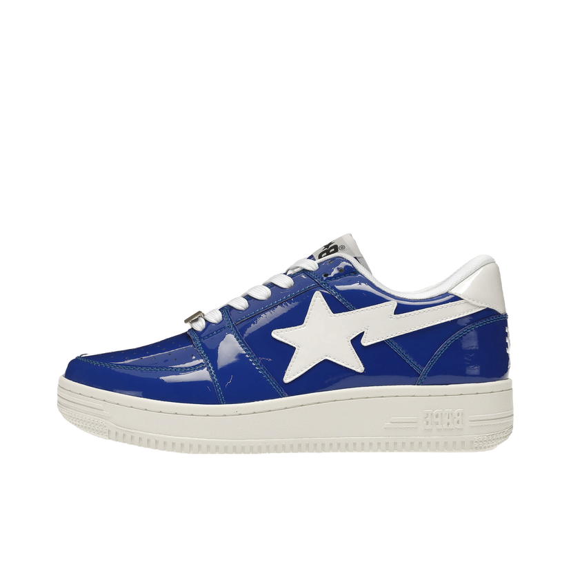 Superge in čevlji BAPE Bape Sta Low "Patent Blue" Mornarica | 1G30191010-BLU