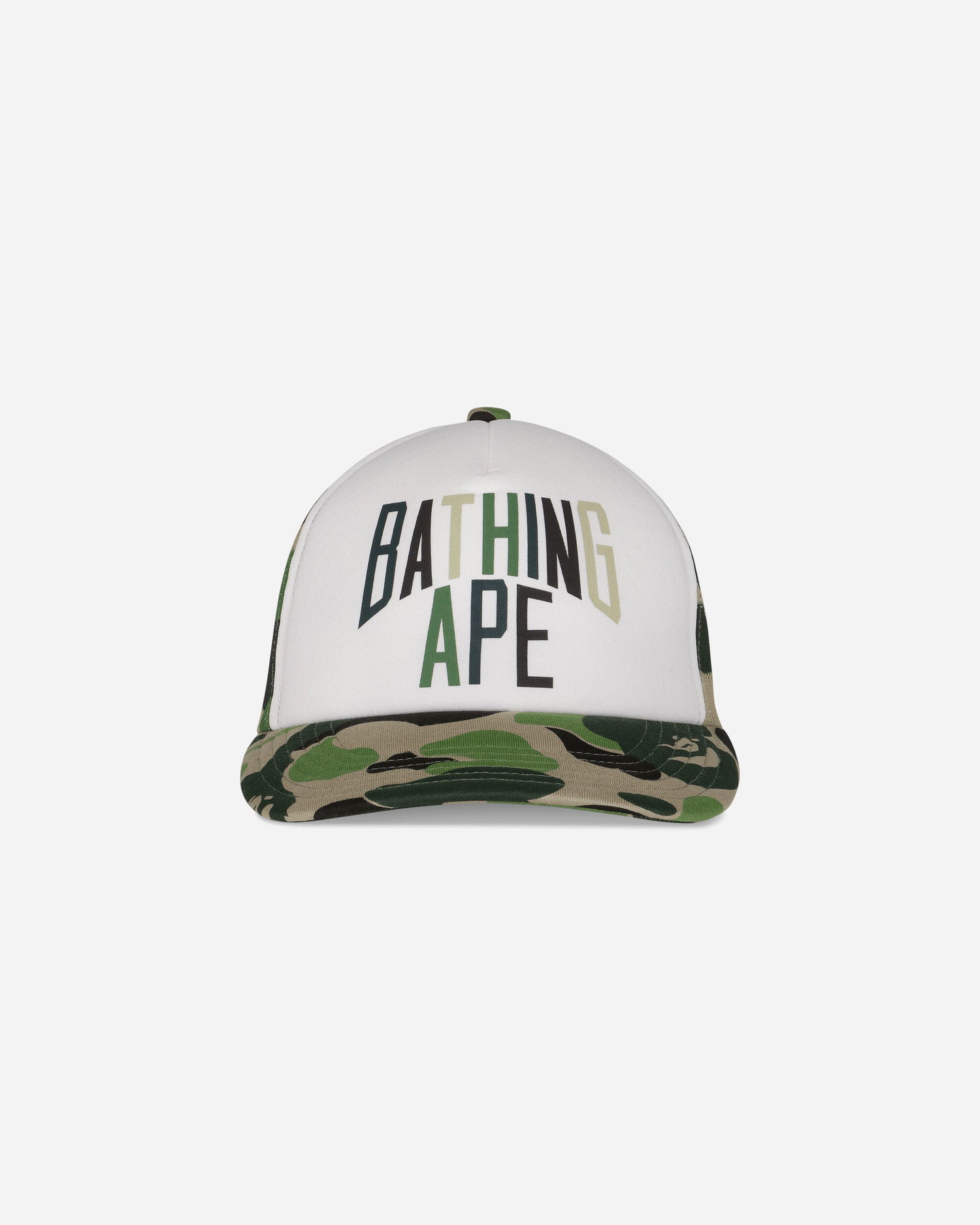 Kapa BAPE Camo NYC Logo Mesh Cap Bela | 1L30180012 GREEN, 0
