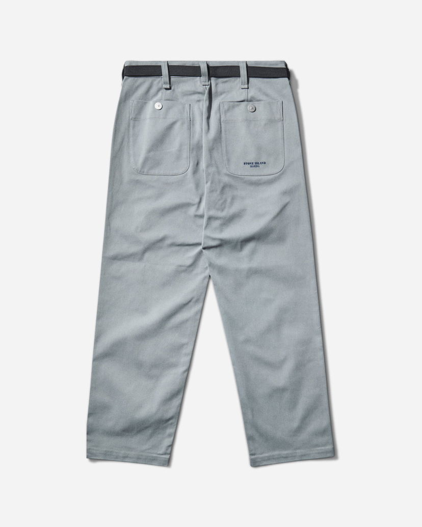 Hlače Stone Island Marina Stretch Gabardine Pants Siva | K2S15-3100015-S0X19 V0040