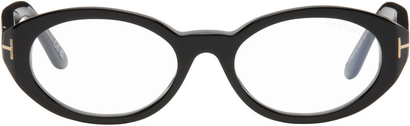 Sončna očala Tom Ford Tom Ford Oval Glasses Črna | FT6067-B_54001