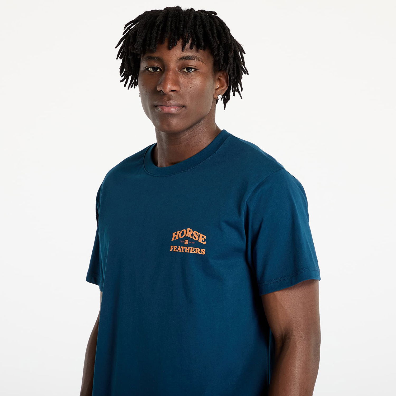 Majica Horsefeathers Horsefeathers Summit T-Shirt Modra | SM1386C, 1