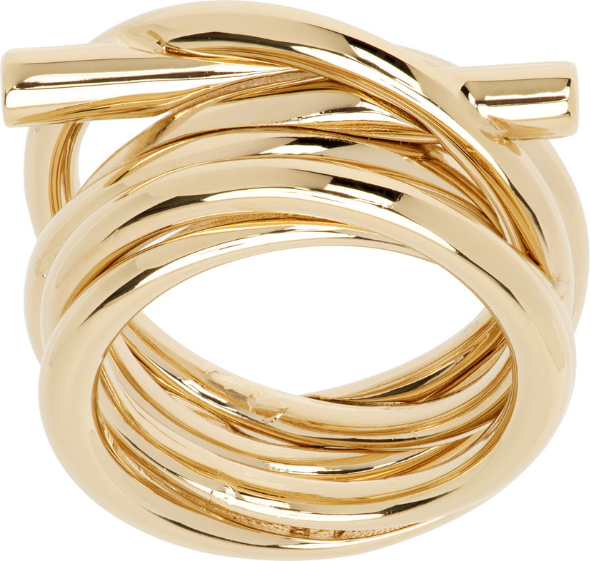 Prstan FERRAGAMO Ferragamo Gancini Ring Kovinski | 751635
