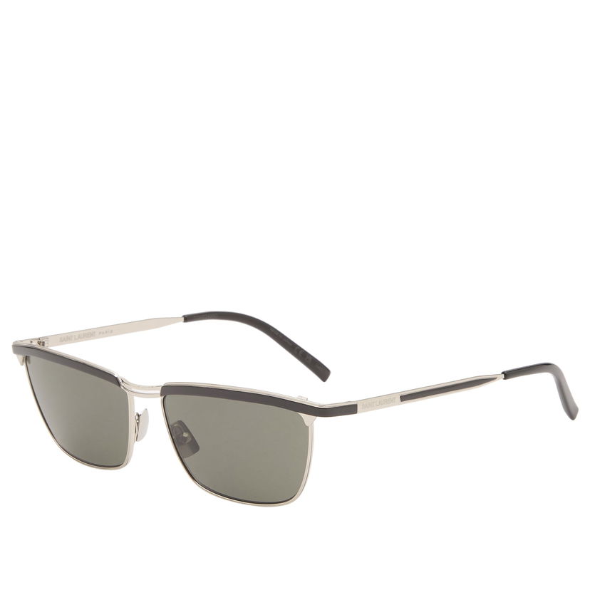 Sončna očala Saint Laurent Joe Rectangular Metal Frame Sunglasses Črna | SL-795-JOE-003