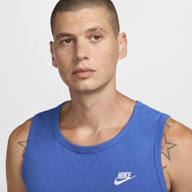 Majica brez rokavov Nike Nike Sportswear Club Tank Top Modra | bq1260-480, 4
