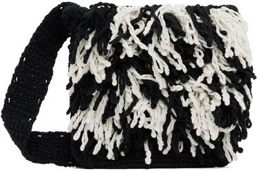 Torba za čez ramo ADER ERROR Fringed Crochet Shoulder Bag Večbarvna | BMADSSBA0302BK, 0