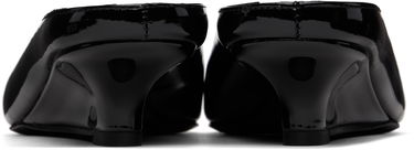 Superge in čevlji TOTEME Sharp Patent Wedge Mules by Črna | 251-WAS0179-LE0091, 1