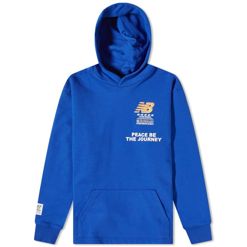 Pulover New Balance Salehe Bembury PBJ Bembury Hoodie Modra | MT11565-UVB