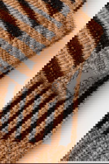 Modni dodatki UGG CHUNKY Knitted Striped Wool Blend Hat and Fingerless Gloves Set Večbarvna | 103605, 4