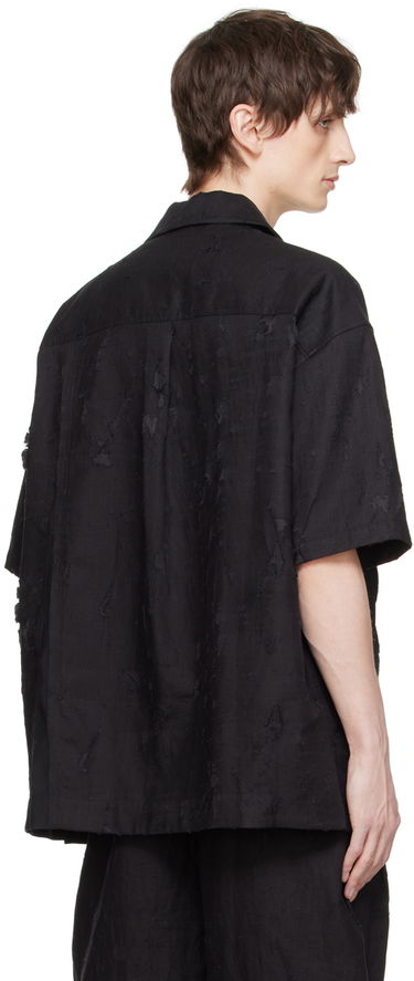 Srajce Feng Chen Wang Feng Chen Wang Distressed Shirt Črna | FMS17SR10, 2